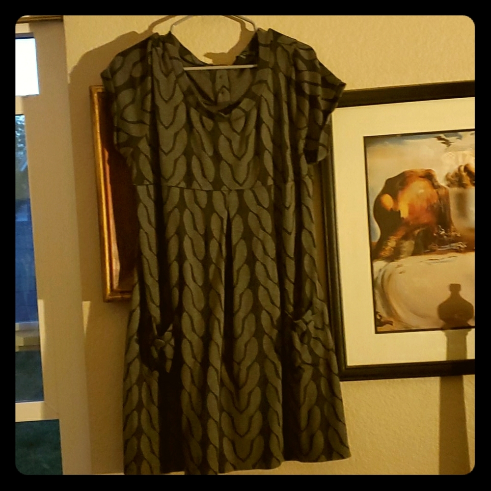 Retro plus size mod dress mod dress